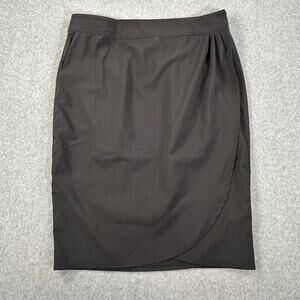 Ripskirt Black Wrap Midi Skirt Women's Large Adjustable Beach Vacation Modest